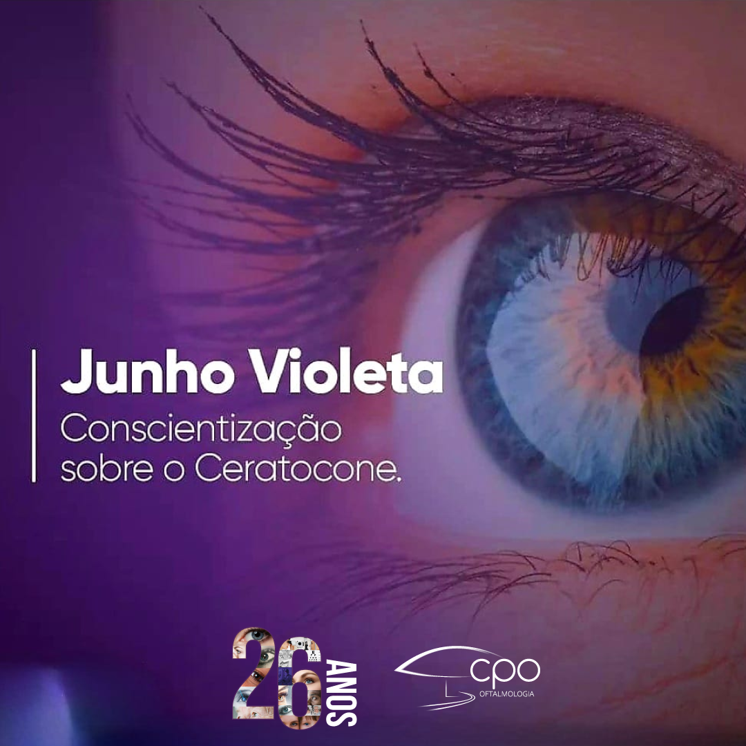 Junho Violeta Conscientização sobre o Ceratocone.
